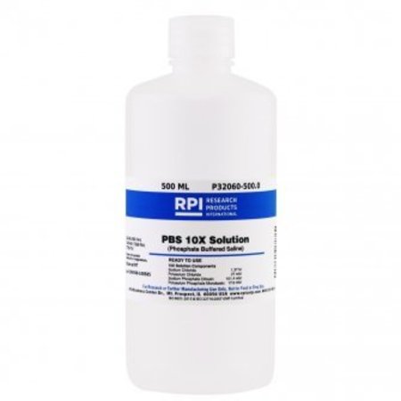 RPI Phosphate Buffered Saline, 500 ml P32060-500.0